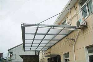 How to install canopy onto the structural steel frame ? 